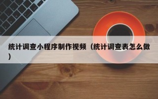偃师统计调查小程序制作视频（统计调查表怎么做）